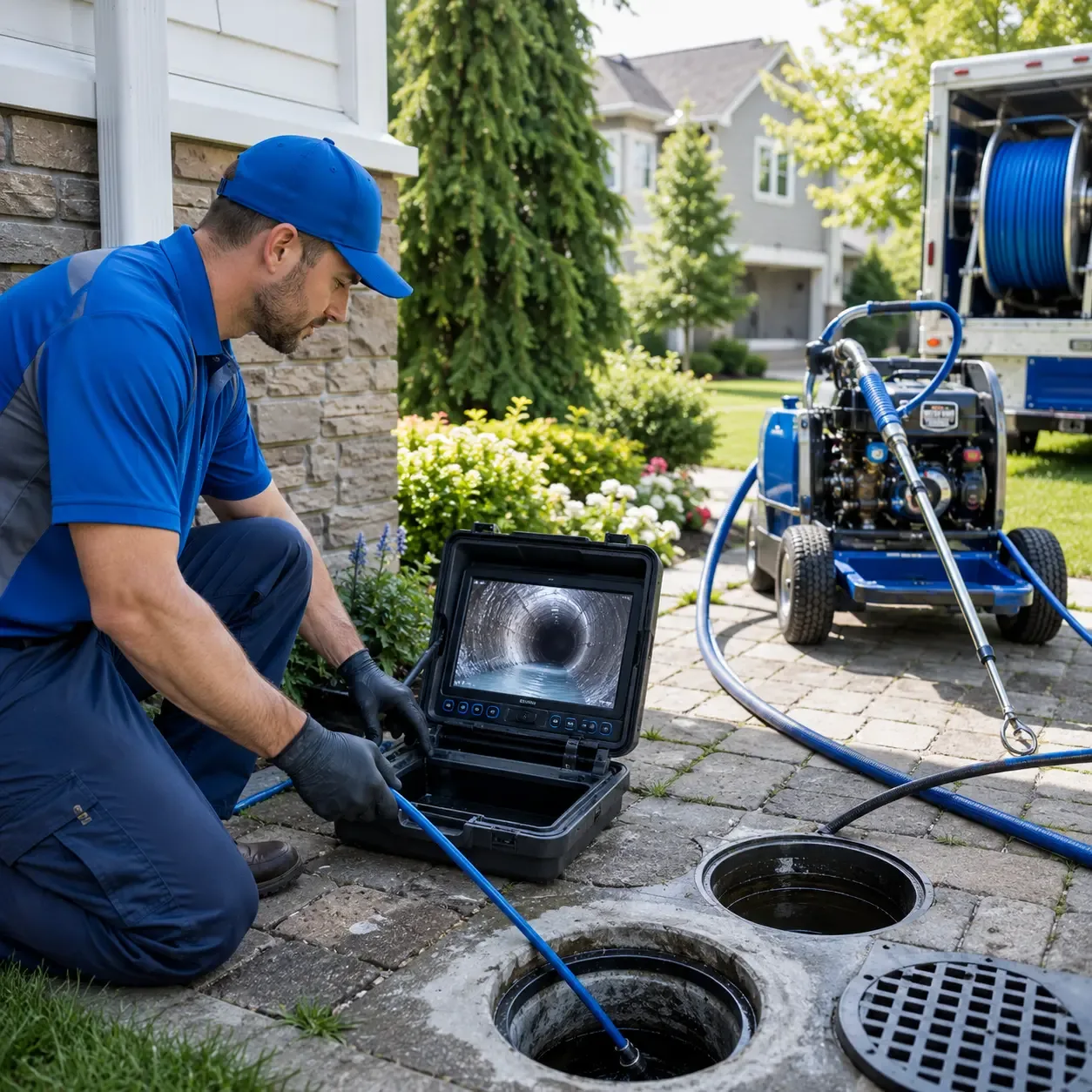 Outdoor drain cleaning professionals serving Rome City, IN